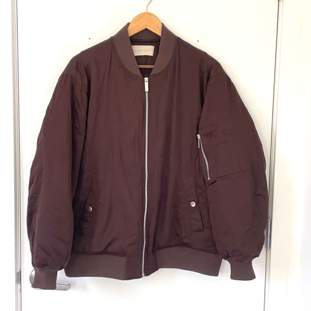 Vanessa Bruno Canada bomber jacket maroon XS/S